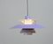 Lampe à Suspension Modèle Ph5 Violette de Louis Poulsen, 1960s 7