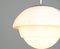 Stepped Opaline Glass Pendant Light, 1930s 5