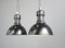 Industrial Factory Ceiling Lights from Rech, 1920s 2