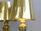 Solid Brass Casino Table Lights, 1930s, Set of 2 5