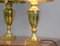 Solid Brass Casino Table Lights, 1930s, Set of 2 4