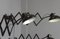 Super Scissor 6614 Scissor Lamps by Christian Dell for Fritz Hansen, 1930s 3