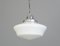 English Opaline Pendant Light, 1930s 1