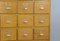 Large Art Deco French Bank of Filing Drawers, 1930s 7