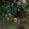 Renato Criscuolo, in the Garden of Home, Oil on Canvas, Framed, Early 2000s, Italy 5