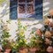 Renato Criscuolo, the Window of the House, óleo sobre lienzo, enmarcado, principios de la década de 2000, Italia, Imagen 4