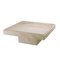 Table Basse en Travertin par Pacific Compagnie Collection 1