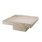 Travertine Coffee Table by Pacific Compagnie Collection 1