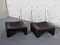 Vintage Brown Leather Armchairs, 1970s, Set of 2 2