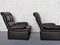 Vintage Brown Leather Armchairs, 1970s, Set of 2, Image 11