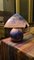 French Glass Mushroom Table Lamp 3