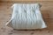 Set of White Leather Togo Lounge Chair and Pouf by Michel Ducaroy for Ligne Roset 7
