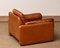 Fauteuil DS-61 Brutaliste en Cuir Cognac de De Sede, 1960s 5