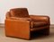 Brutalist DS-61 Lounge Chair in Cognac Leather from De Sede, 1960s 1