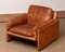 Brutalist DS-61 Lounge Chair in Cognac Leather from De Sede, 1960s, Image 7