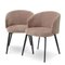 Loy Sisley Pink Dining Chair by Pacific Compagnie Collection, Set of 2 2