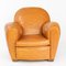 Club chair vintage in pelle, anni '60, Immagine 3
