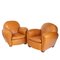 Vintage Leather Club Chairs, 1960s 1