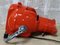 Roter Vintage Scheinwerfer von Strand Electric 1