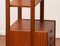 Slim Vintage Scandinavian Bookcase on Drawer Chest in Teak, 1950s 2