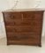 Unusual Antique Victorian Quality Walnut Chest of Drawers, Image 1