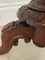 Antiker runder viktorianischer Beistelltisch aus Nusswurzelholz 11