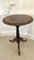 Antique Victorian Quality Circular Burr Walnut Side Table, Image 4