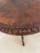 Antique Victorian Quality Circular Burr Walnut Side Table, Image 6