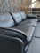 Dark Brown Leather DS 61 Couch with White Seams from de Sede 13