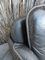 Dark Brown Leather Ds 61 Couch with White Seams from de Sede 3