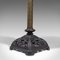Antike englische Kerzenhalter aus Eisen & Messing im neugotischen Stil, 2er Set 12