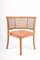 Danish Side Chair in Oak and Cognac Leather, 1940s, Image 1
