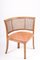 Dänischer Beistellstuhl aus Eiche und cognacfarbenem Leder, 1940er 3