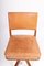 Danish Desk Chair in Patinated Leather and Oak by Frits Henningsen 4