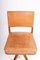 Danish Desk Chair in Patinated Leather and Oak by Frits Henningsen, Image 4