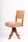 Danish Desk Chair in Patinated Leather and Oak by Frits Henningsen 1