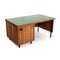 Vintage Schreibtisch mit grüner Tischplatte, 1960er 6