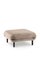 Beige Velour Bean Pouf from Emko 2