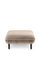 Beige Velour Bean Pouf from Emko 1