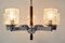 Lámpara de araña Mid-Century de cromo, años 60, Imagen 4
