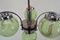 Lámpara de araña Art Déco de cromo, años 30, Imagen 7