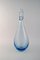 Kunstglas Vase in Hellblau von Per Lütken für Holmegaard, 1950er, 2er Set 2