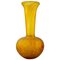 20th Century Emile Gallé Style Art Glass Vase in Yellow, Image 1