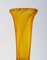 20th Century Emile Gallé Style Art Glass Vase in Yellow 3