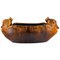 Antique Glazed Ceramics Bowl with Ducks by Karl Hansen Reistrup for Kähler, Image 1