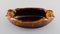 Antique Glazed Ceramics Bowl with Ducks by Karl Hansen Reistrup for Kähler, Image 5