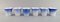 Fundas para macetas de porcelana de Wilhelm Kåge para Gustavsberg, años 60. Juego de 6, Imagen 2