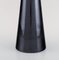 Austrian Black Art Glass Beatrice and Nora Vases by Stölzle-Oberglas, Set of 3 6