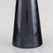 Austrian Black Art Glass Beatrice and Nora Vases by Stölzle-Oberglas, Set of 3, Image 6