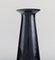 Austrian Black Art Glass Beatrice and Nora Vases by Stölzle-Oberglas, Set of 3 5